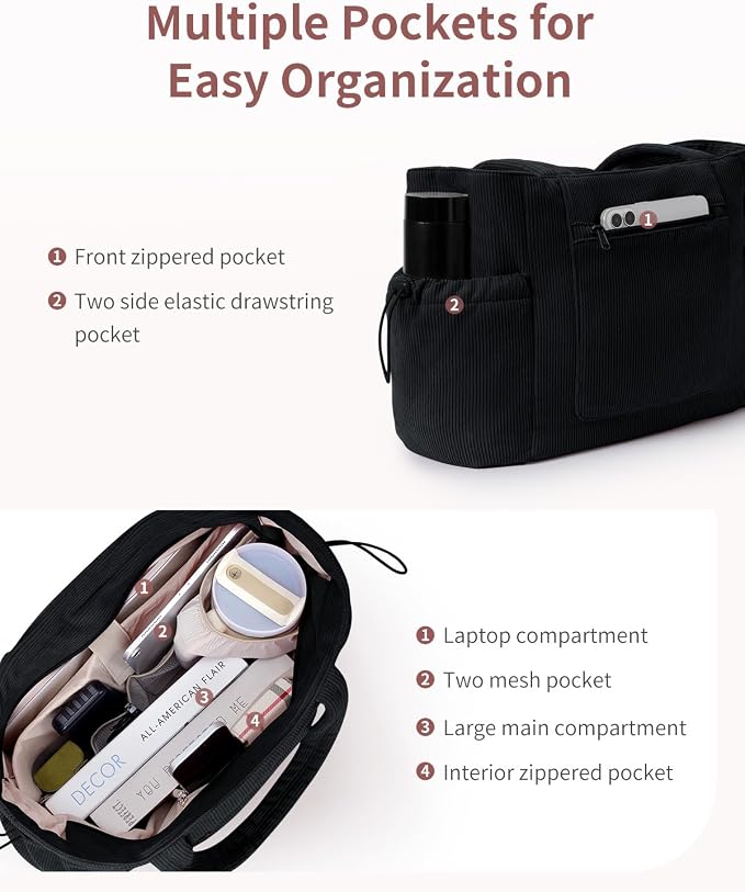 ECOHUB Tote Bag for Women, Work Tote Bags