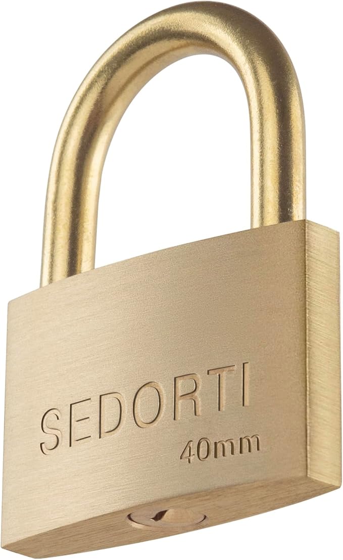 Rust Proof Lock, Solid Brass Padlock