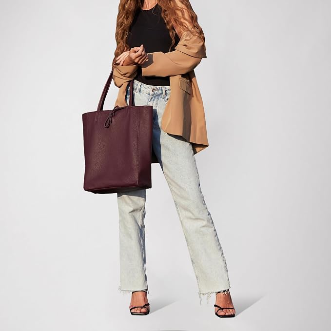 Italian Calf Leather Tote for Women