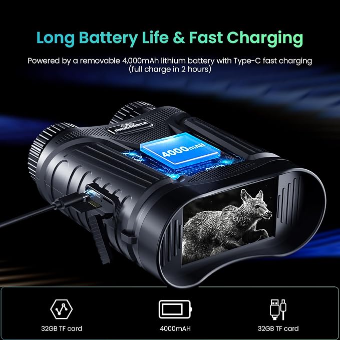 Night Vision Goggles, 4K Night Vision Binoculars