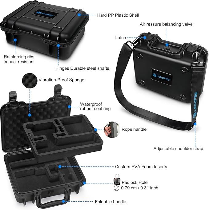 Lekufee Waterproof Hard Case Compatible