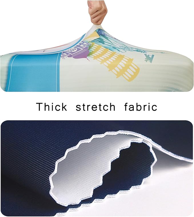 WUJIAONIAO Travel Luggage Cover Baggage Suitcase Cover Protector Skins 18-32