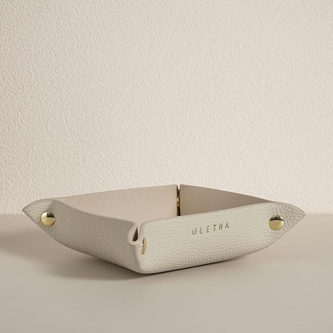 OLETHA Small Foldable Valet Tray