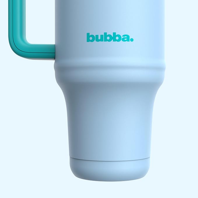 bubba 40 oz Insulated Stainless Steel Tumbler with Handle and Straw - Leakproof, Dishwasher Safe, Cup Holder Tumbler, Lead-Free and BPA-Free, Daydreamin'