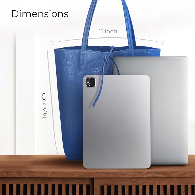 Italian Calf Leather Tote for Women
