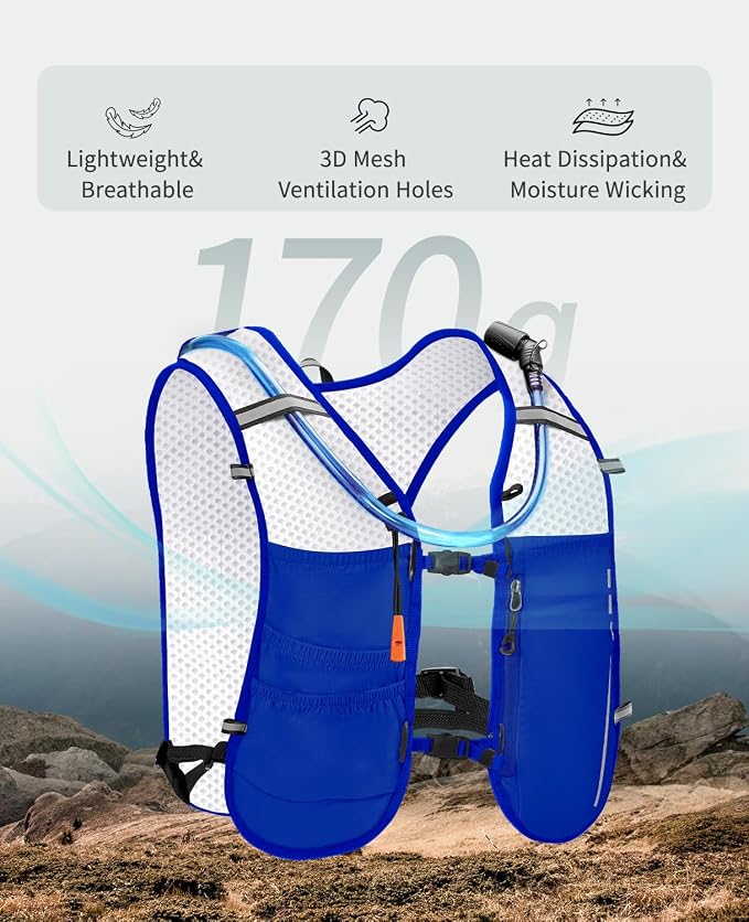 ECOHUB Running Hydration Vest Backpack, Lightweight Breathable Pack