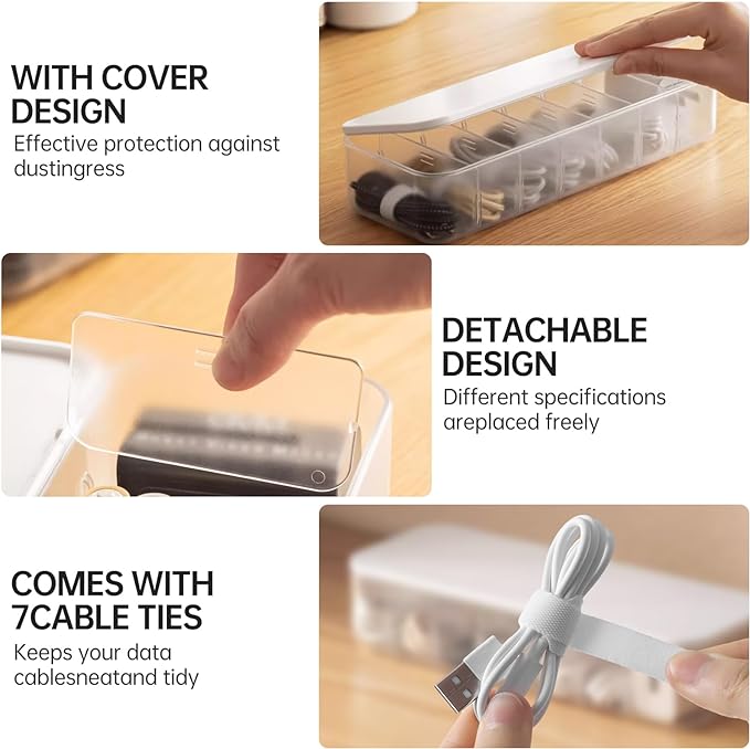 Cable Organizer Storage Box