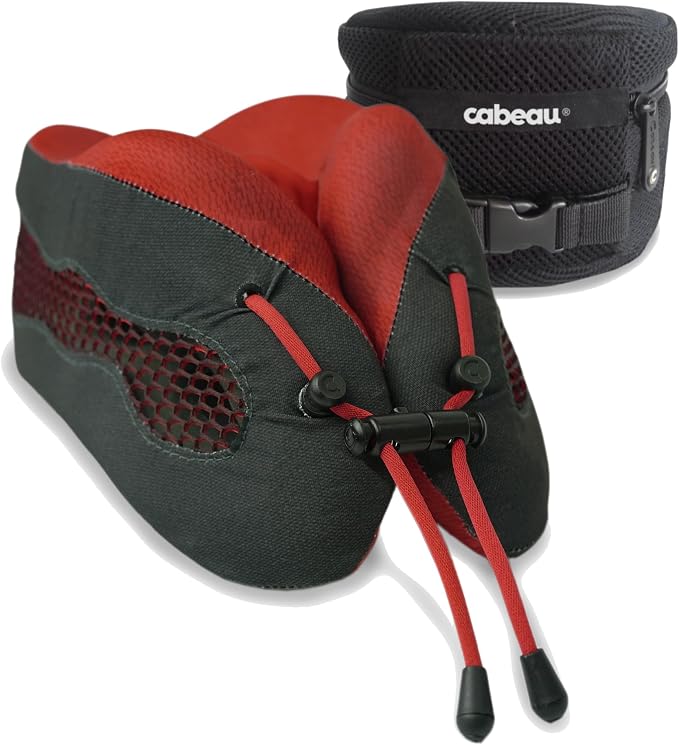 Cabeau Long Haul Flight Cooling Travel Neck Pillow – Evolution Cool –