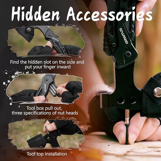 Camping Multitool Accessories Stocking Stuffers