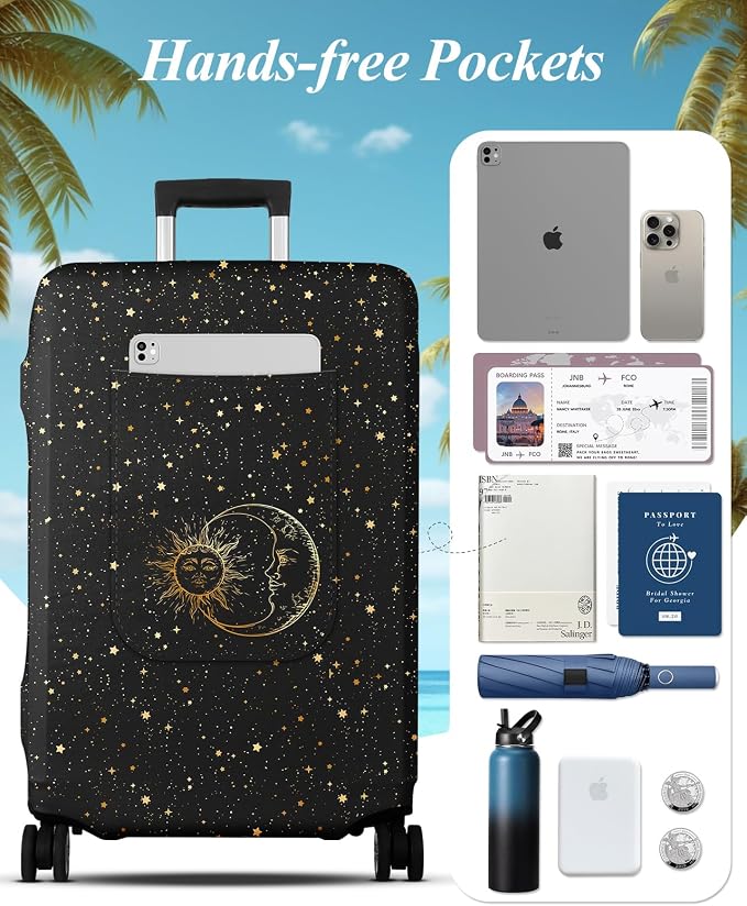 Slohif Luggage Cover for Suitcase Tsa Approved Protector