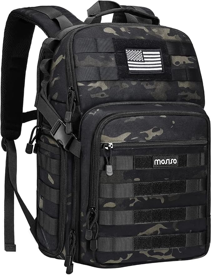 MOSISO Camera Backpack, DSLR/SLR/Mirrorless Photography Tactical Camera Bag Case