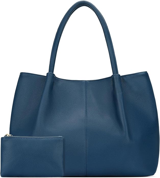 KKXIU Tote Bag for Women Vegan Leather Shoulder Purse Large Capacity Travel Bag