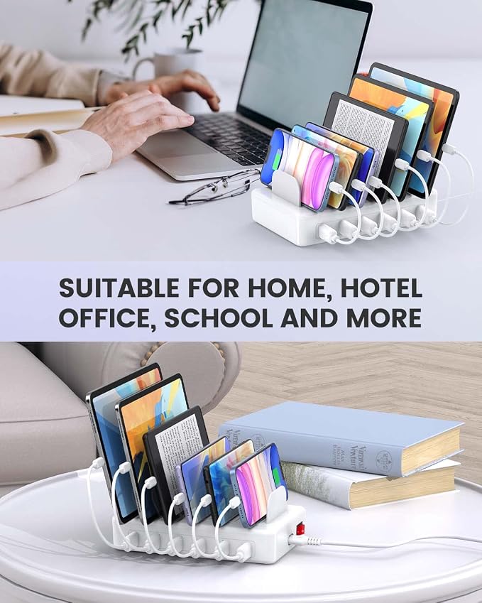 Charging Station for Multiple Devices Apple, CREATIVE DESIGN 50W Multi Charger