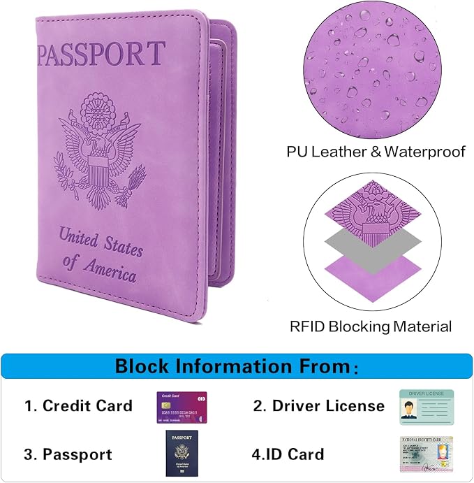 Melsbrinna RFID Passport Holder