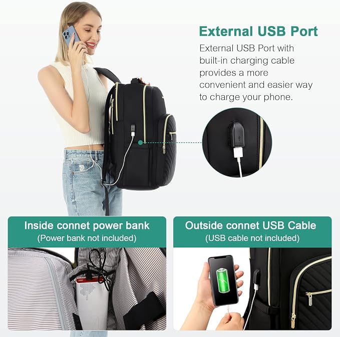 LOVEVOOK Large Travel Backpack Women