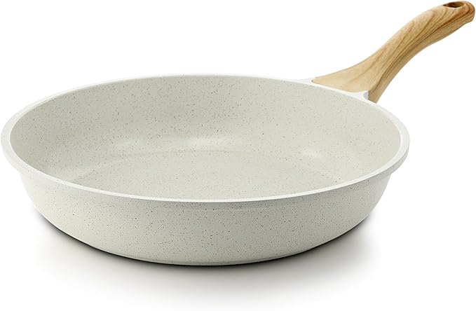 SENSARTE Nonstick Ceramic Frying Pan Skillet, 9.5 Inch Omelet Pan, Healthy Non