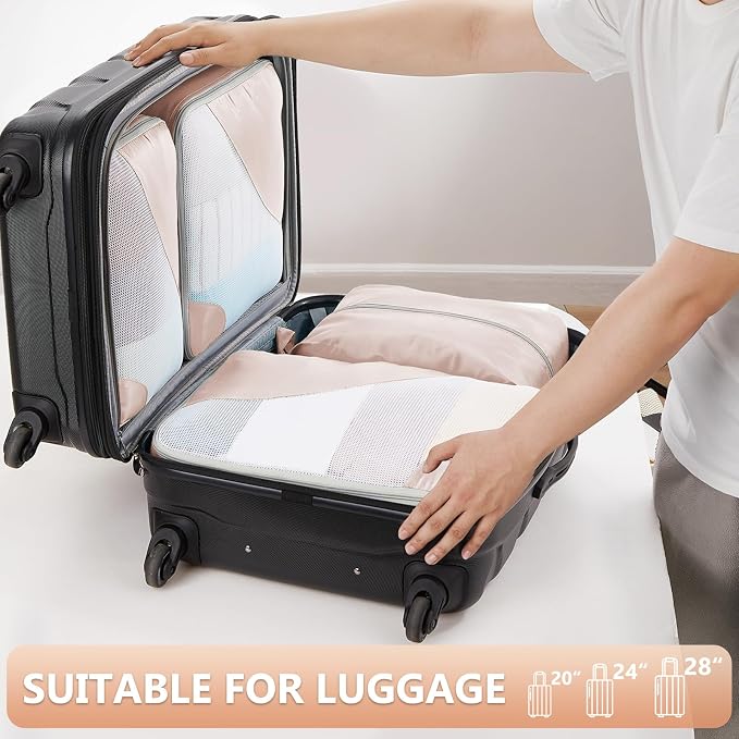 10 Set/8 Set Packing Cubes for Travel, Gifts for Women Mom, Anti-Tearing