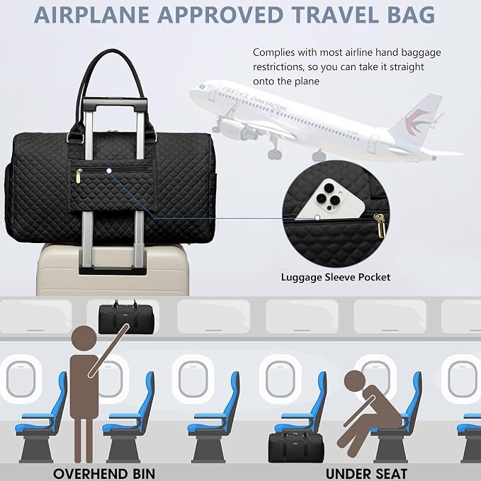 Weekender Travel Duffle Bag for Women