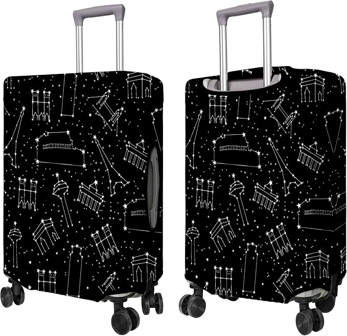Travel Luggage Cover Suitcase Protector Fits 18-32 Inch Wheel Covers