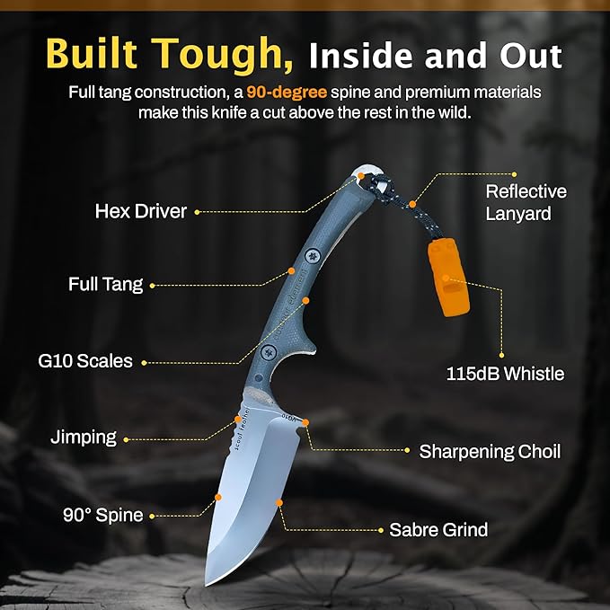 Scout Feather - Fixed Blade Survival Knife
