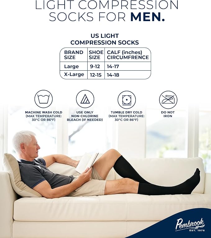 Pembrook Light Compression Socks