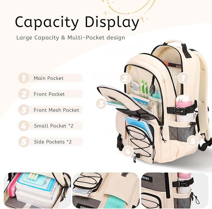 Lohol Multi-Pocket Backpack