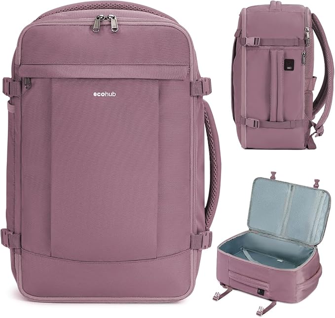 ECOHUB Travel Backpack for Women, Carry on Backpack