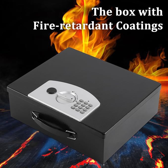 Dalmbox Portable Metal Safe Box