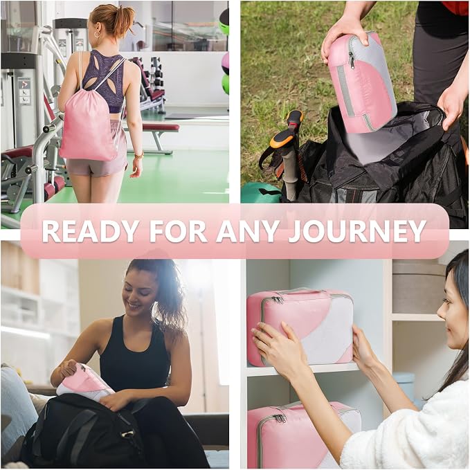 8 Set Packing Cubes for Travel, Gifts for Women Mom, Anti-Tearing Suitcase