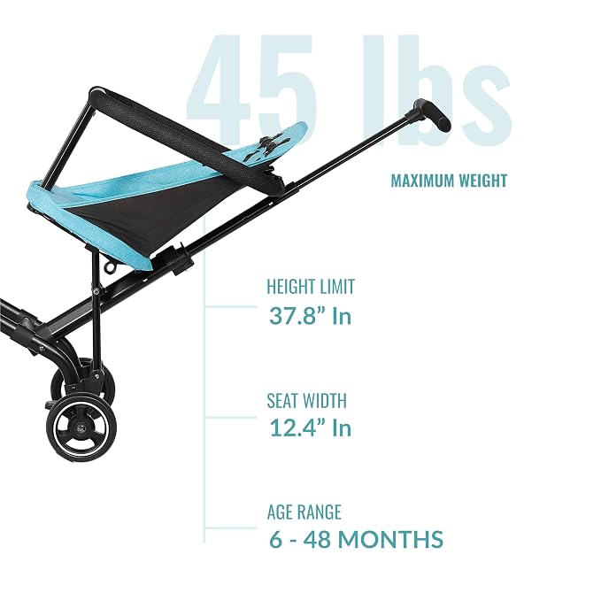 Dream On Me Lightweight and Compact Coast Rider Stroller