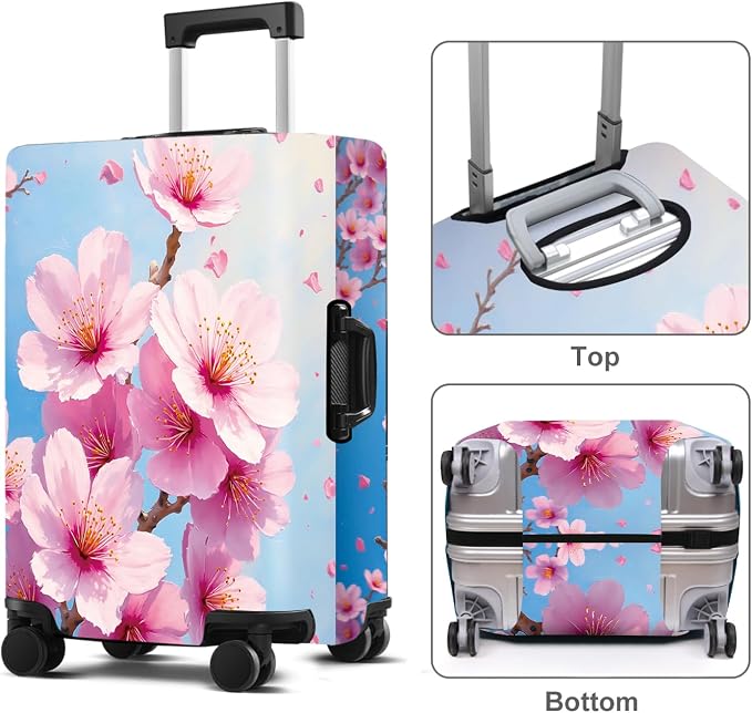 Luggage Cover Washable Suitcase Protector Anti-Scratch, Stretchable Fit