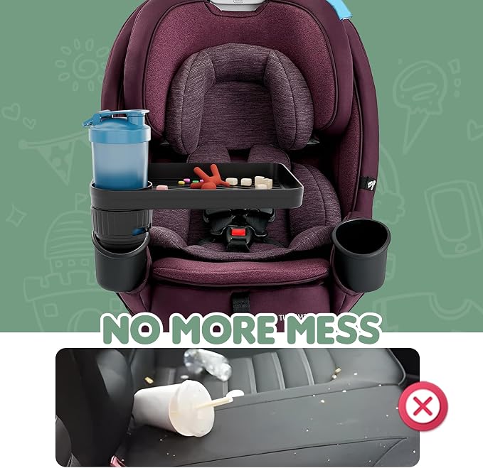 Upgraded Car Seat Tray for Kids Car Seat Tray