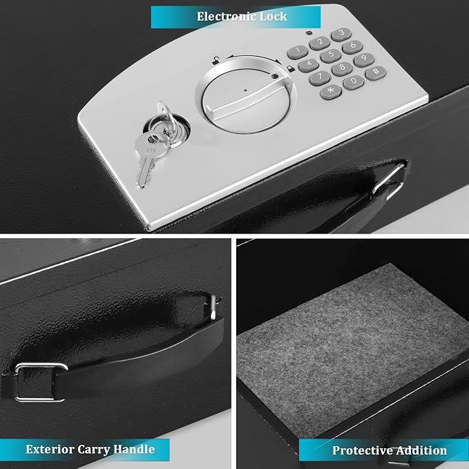 Dalmbox Portable Metal Safe Box