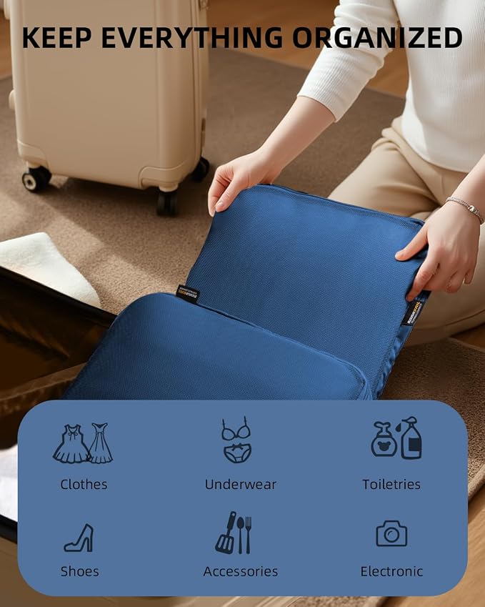 6 Set Compression Packing Cubes