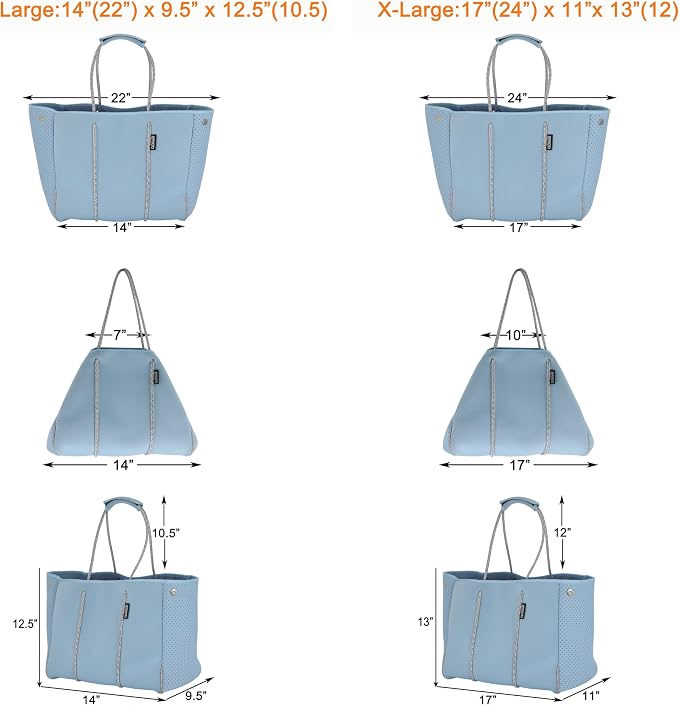 QOGiR Neoprene Multipurpose Beach Bag Tote