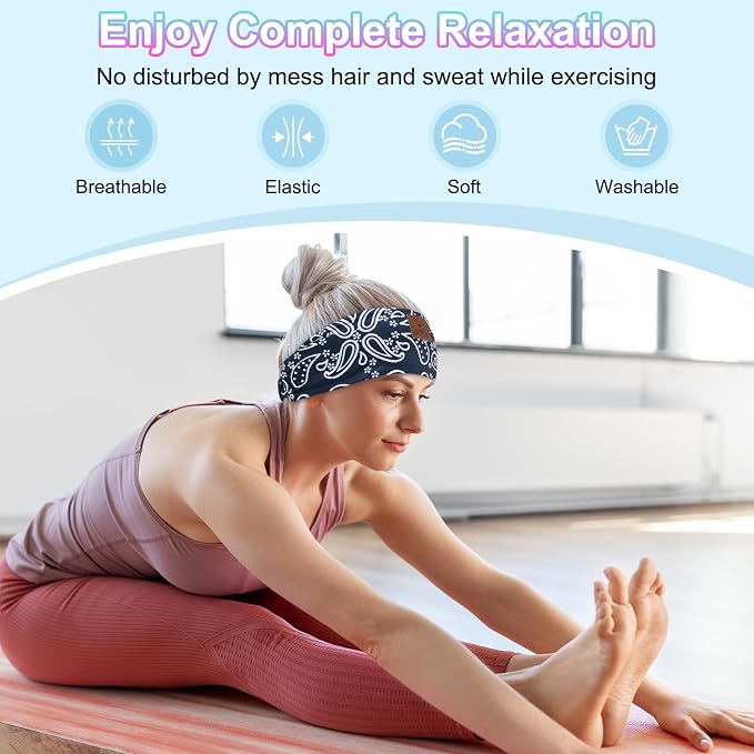 2-Pack Sleeping Headphones, Wireless Bluetooth Headband