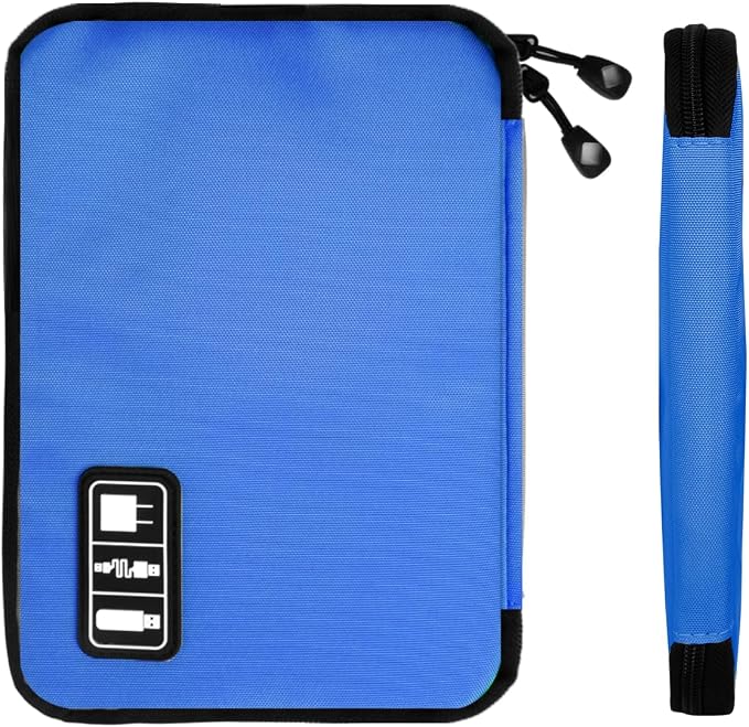 Electronics Organizer Travel Case, Electronic Accessories Storage Bag, Portable