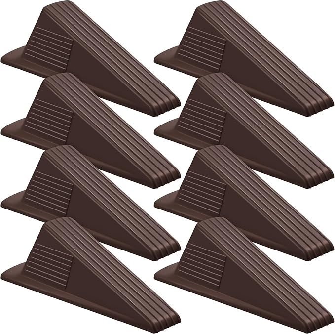 Frienda 8 Pcs Jumbo Door Stoppers Heavy Duty Door Stopper Tall up to 2inch Tall