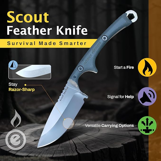 Scout Feather - Fixed Blade Survival Knife