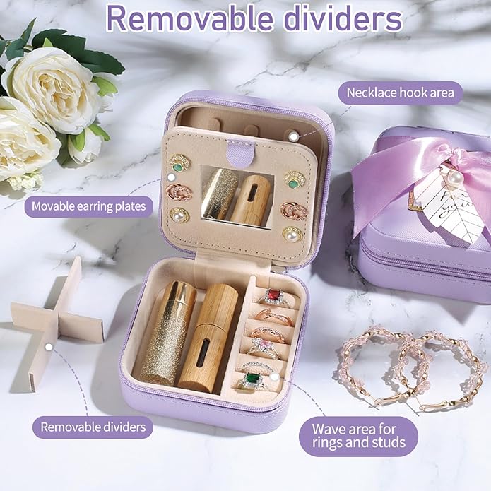 AYGXU Travel Jewelry Box for Women and Girls