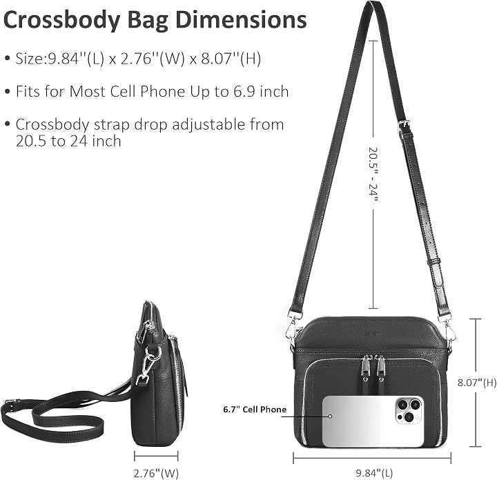 befen Genuine Leather Crossbody Purses