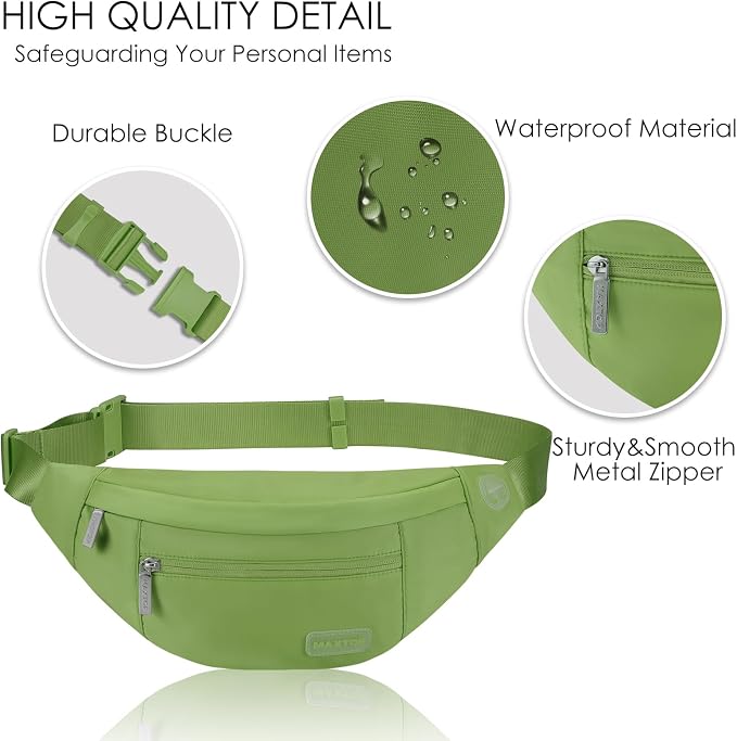 MAXTOP Large Crossbody Fanny Pack