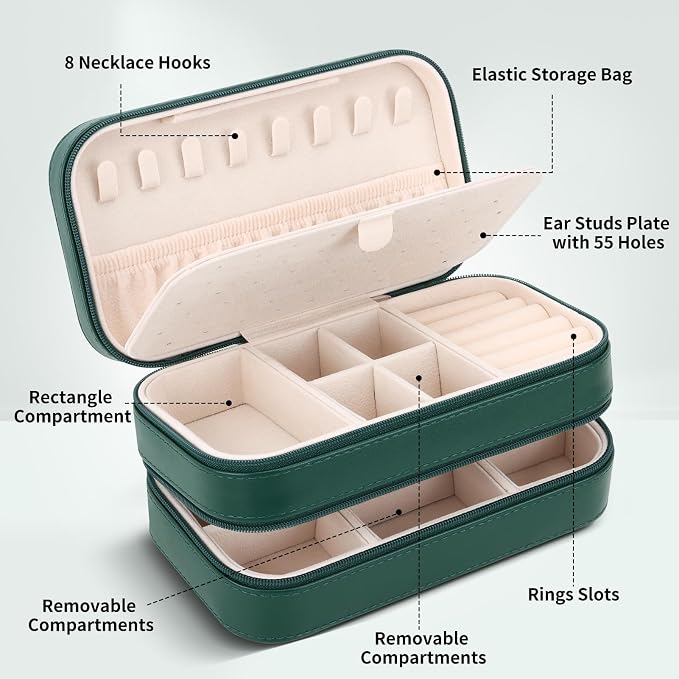 DesignSter Small Travel Jewelry Box