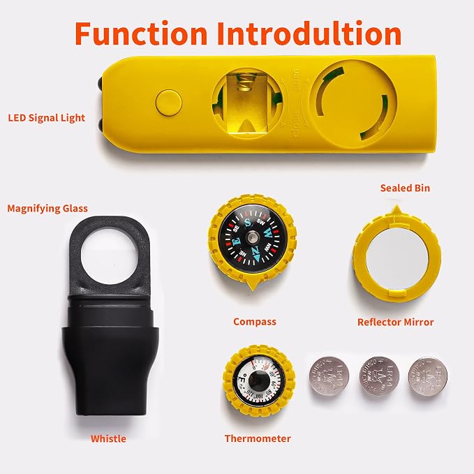 Multifunctional Survival Emergency Whistle