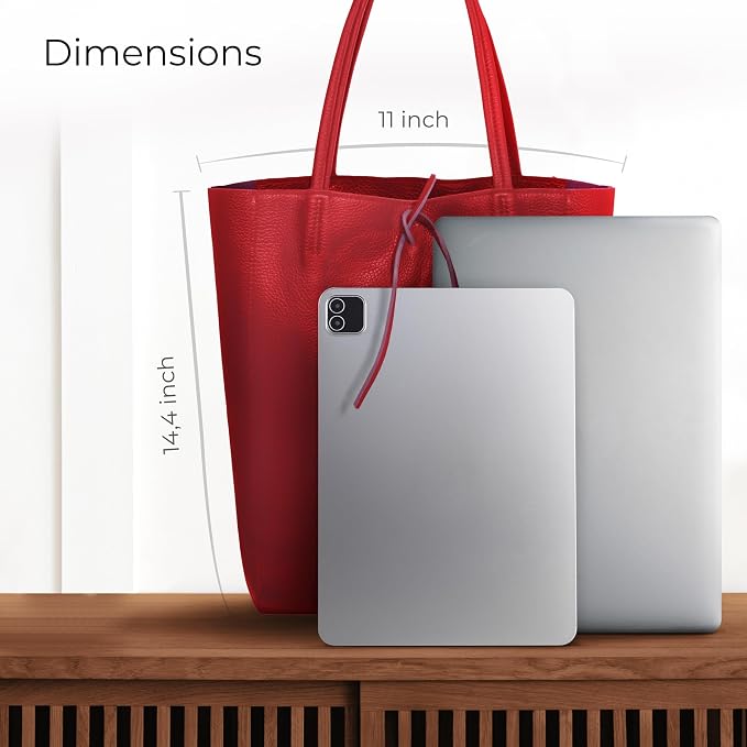 Italian Calf Leather Tote for Women