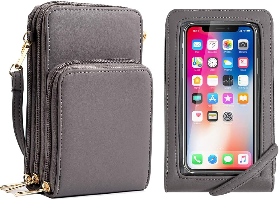 Crossbody Cellphone Purse Women Touch Screen Bag RFID Blocking Wallet Handbag