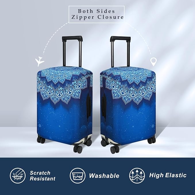 Explore Land Travel Luggage Cover Suitcase Protector Fits 18-22 Inch Case