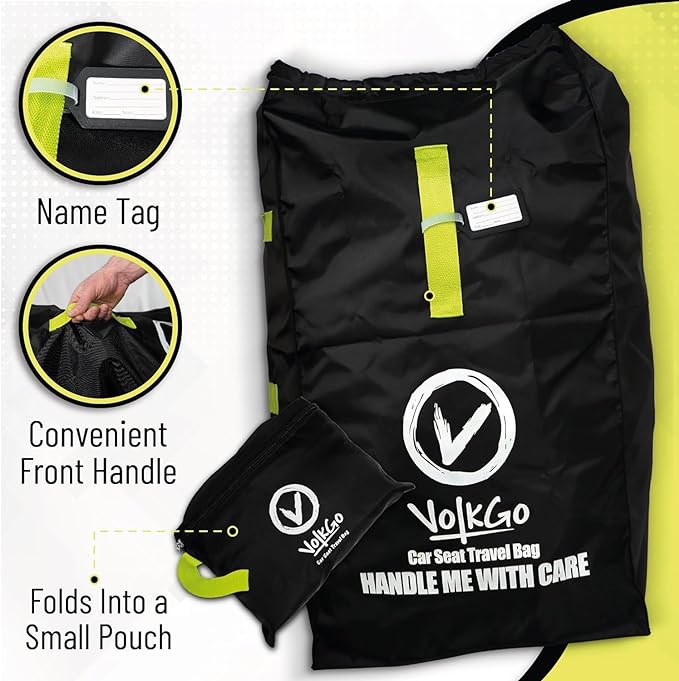 V VOLKGO Car Seat Travel Bag For Airplane