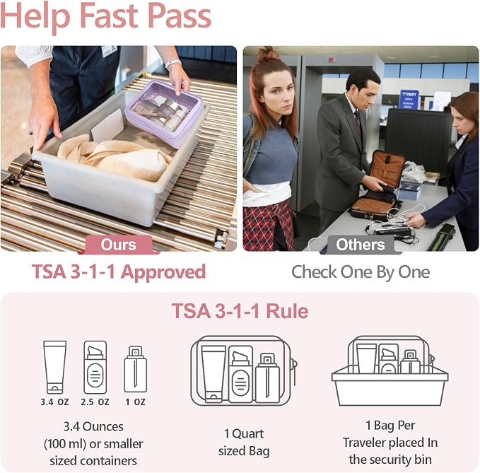 PACKISM TSA Approved Toiletry Bag