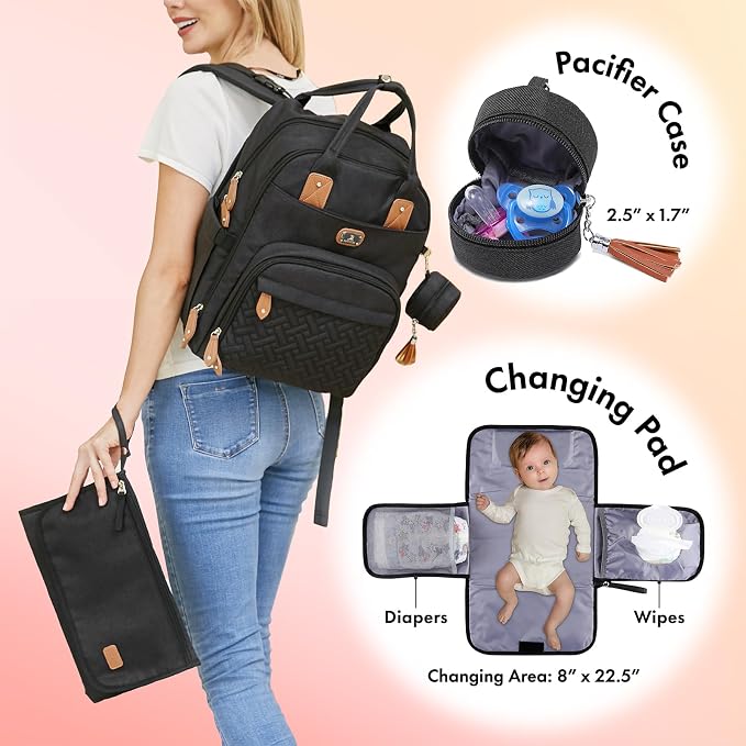 Dikaslon Diaper Bag Backpack